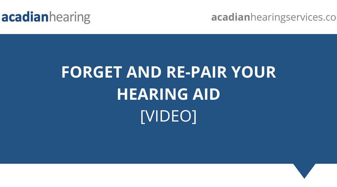 Forget and Re-pair Your Hearing Aid – Video